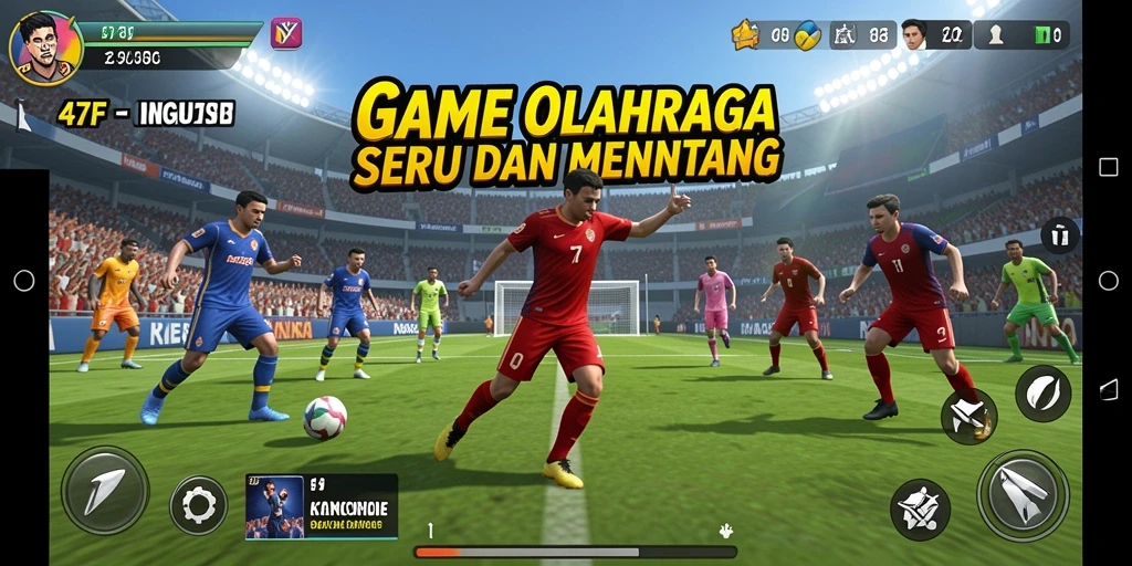 Gameplay seru dari 47F dengan berbagai cabang olahraga.