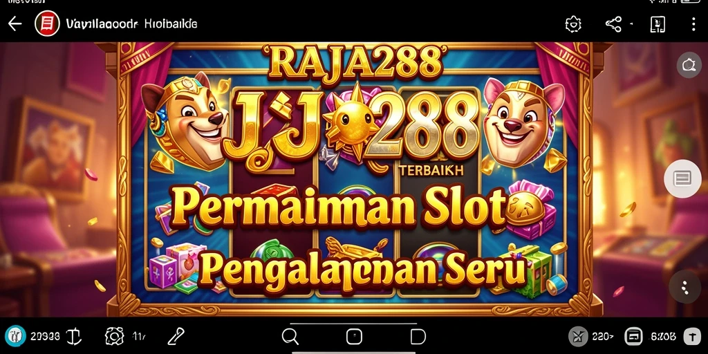 Tampilan gameplay RAJA288 yang memukau dan penuh warna.