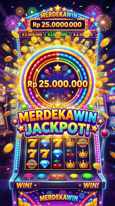Cuplikan layar antarmuka pengguna merdekawin yang menarik.