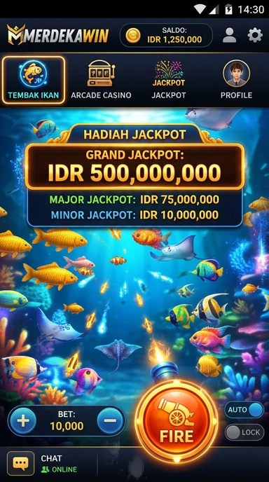 Proses unduh aplikasi di merdekawin yang mudah dan cepat.